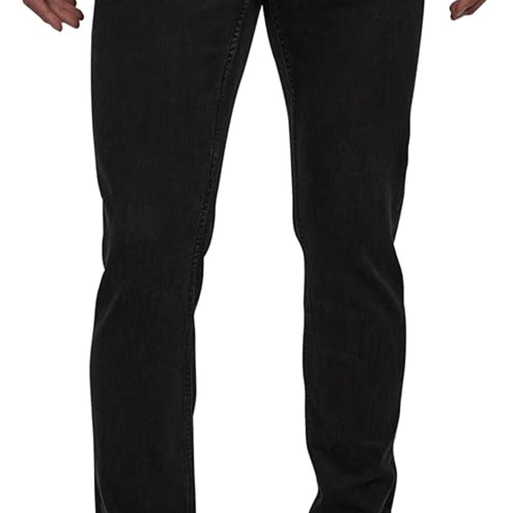 ❗Men's Vintage DKNY Mercer Skinny Jean Destructed Washed Black Size 30x32❗
